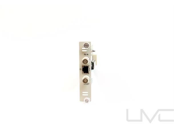 Loop 1-ch E1 plug-in card w/75 ohm AM3440 E1-card, BNC connector